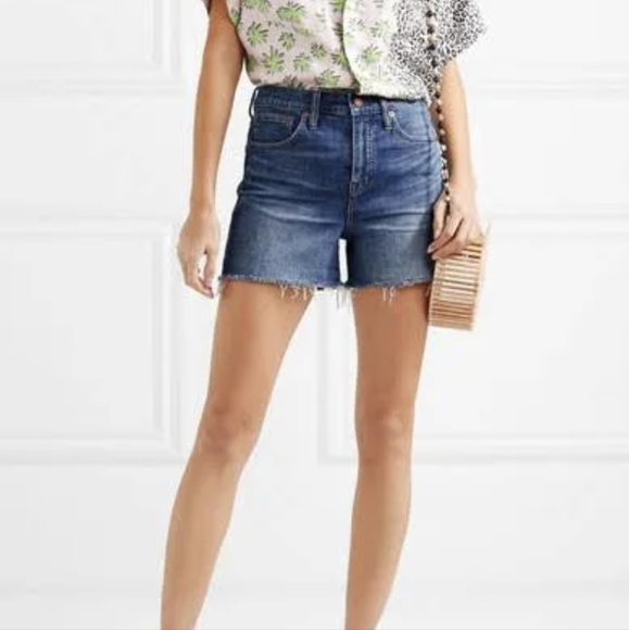 Madewell High Rise Denim Shorts 28 - Picture 1 of 8